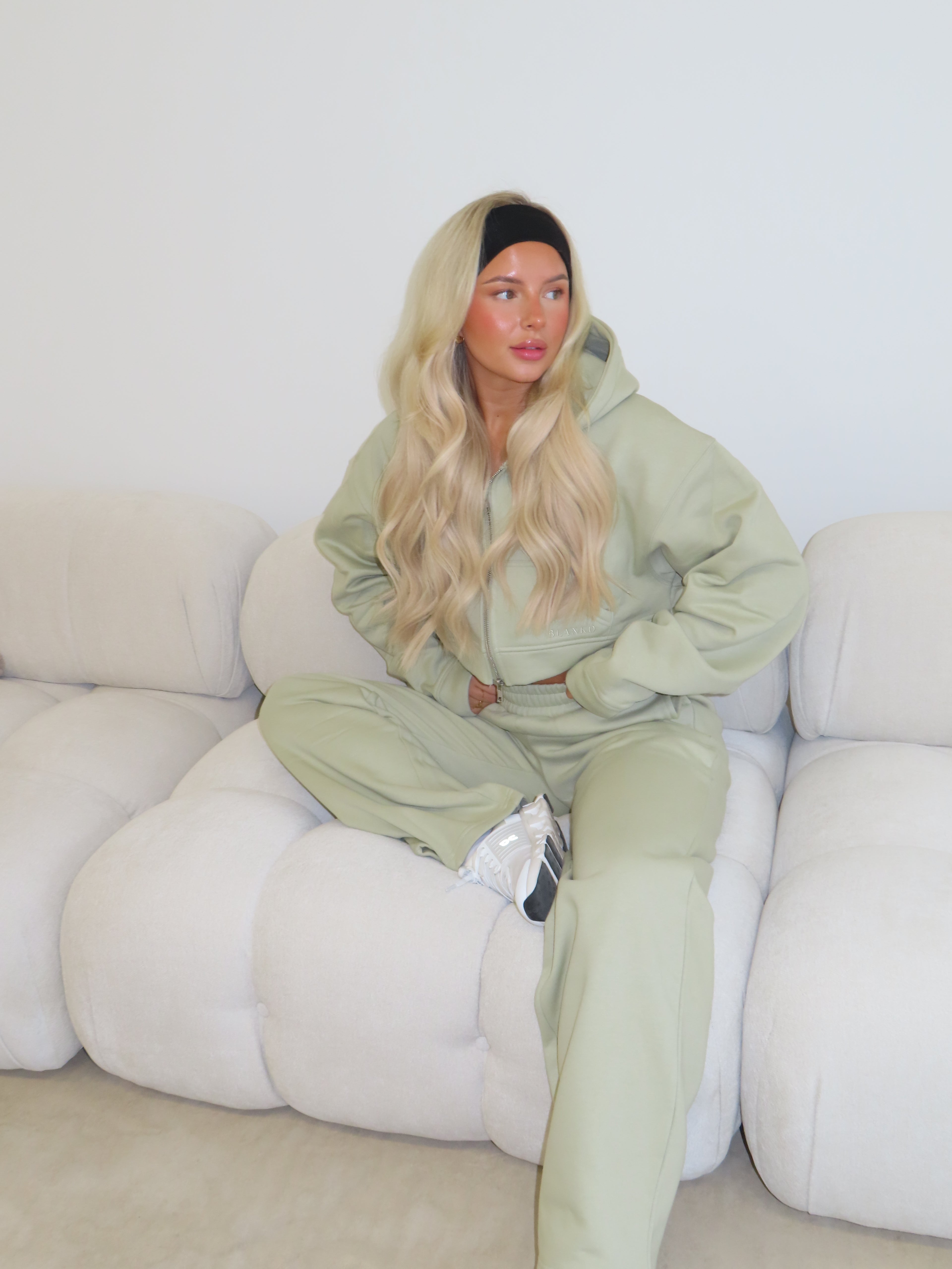 Matcha Lounge Cropped Hoodie- Limited Edition