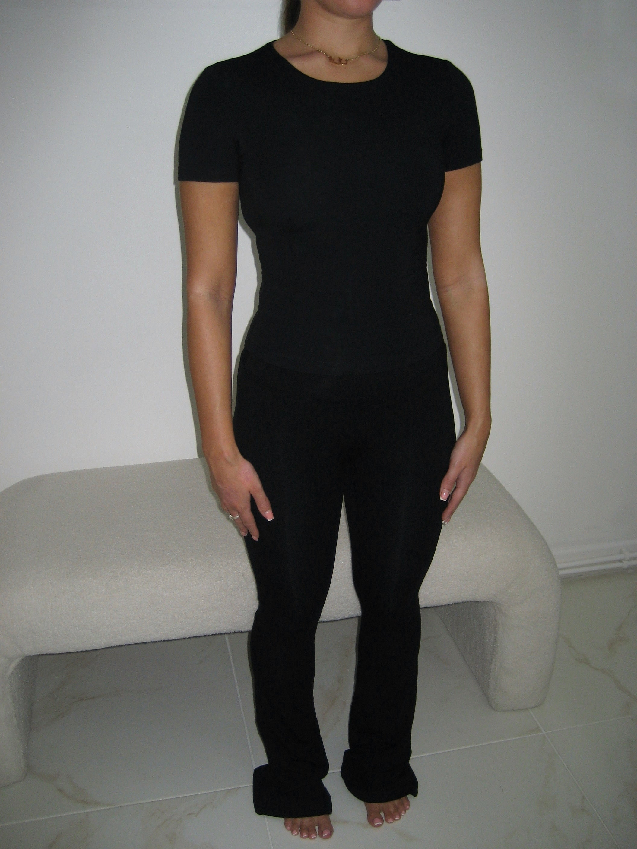 Black Flare Trousers