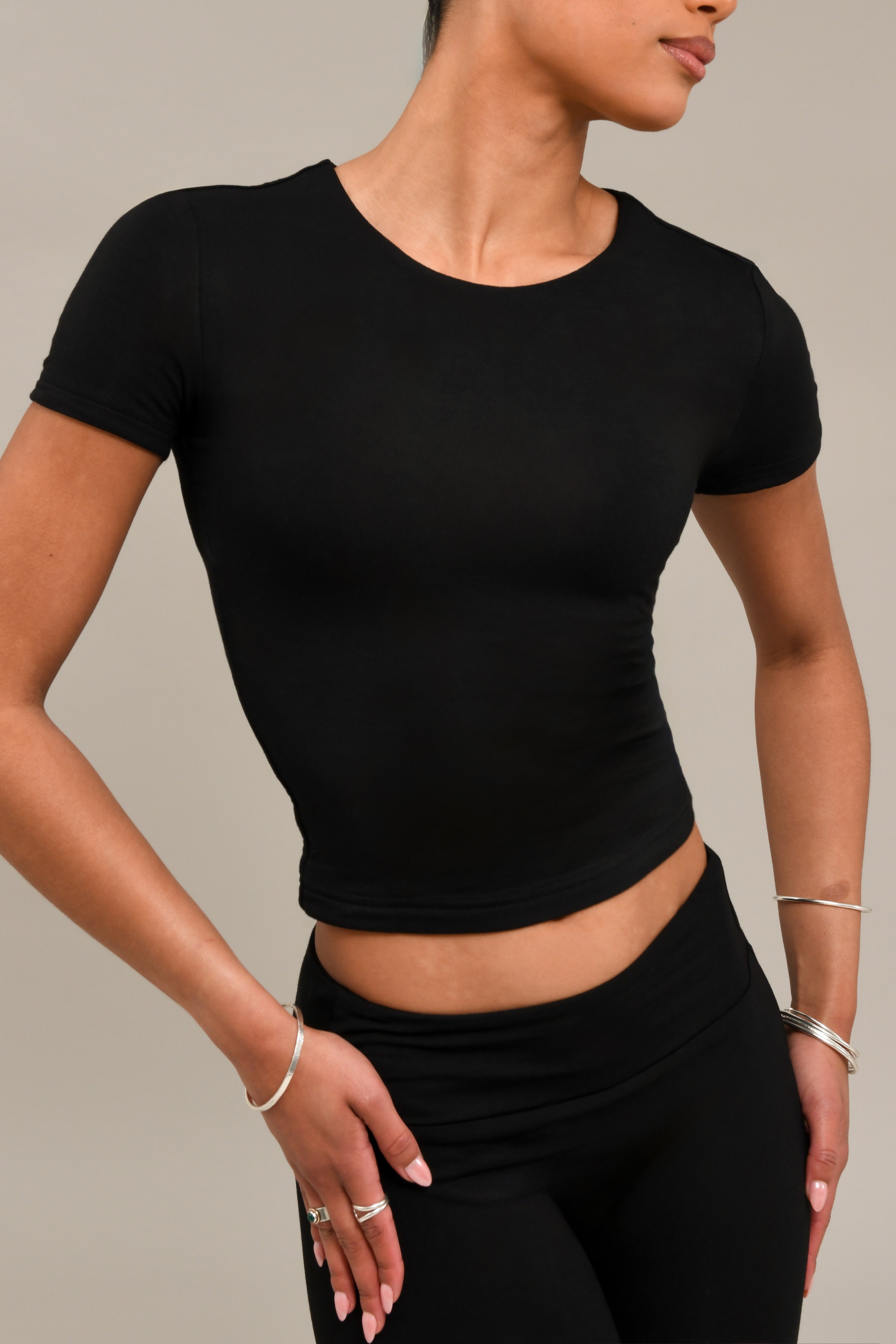 Black Short Sleeve T
