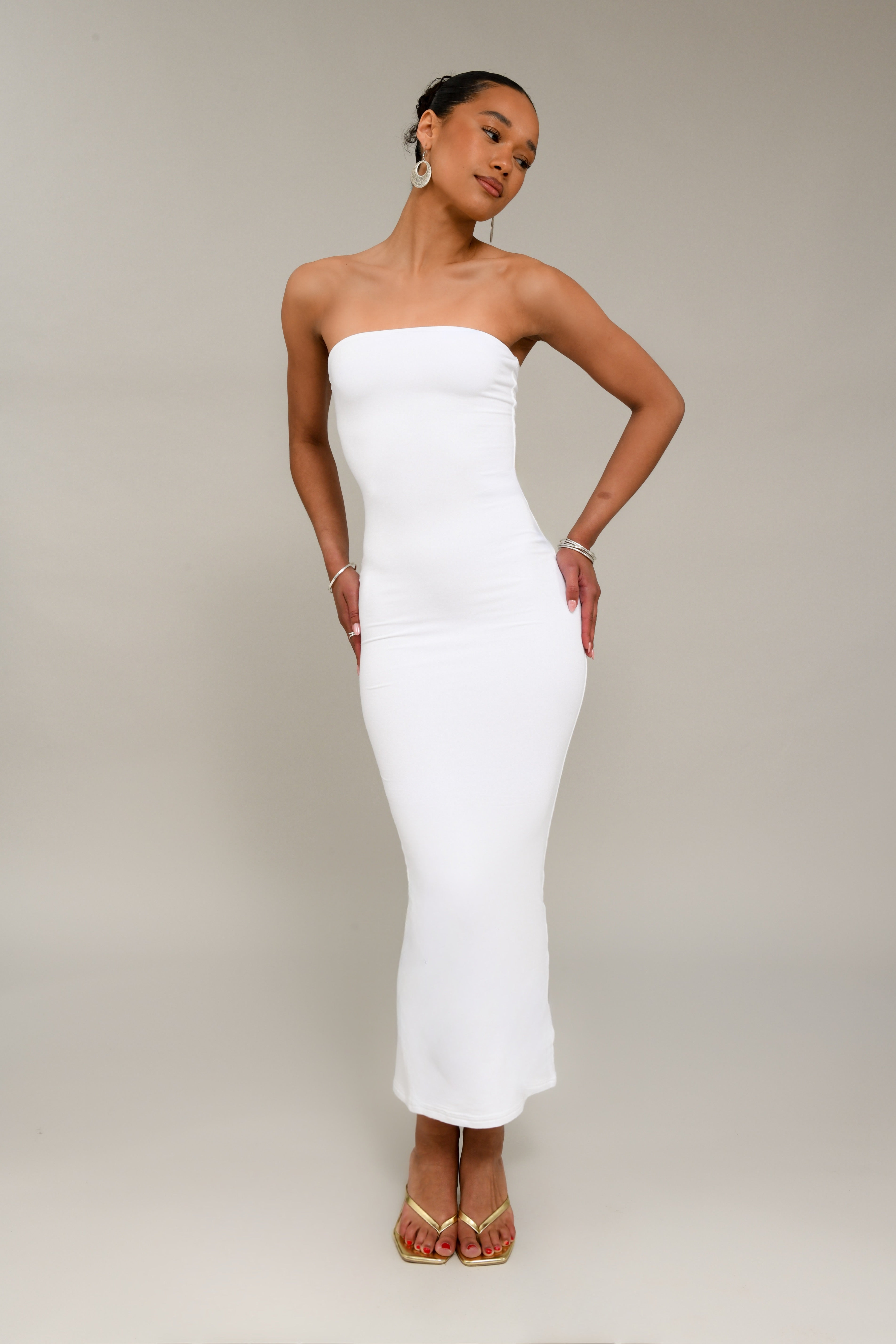 The Profile Maxi- White